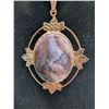 Image 3 : Agate Cabochon Pendant Necklace