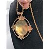 Image 4 : Agate Cabochon Pendant Necklace