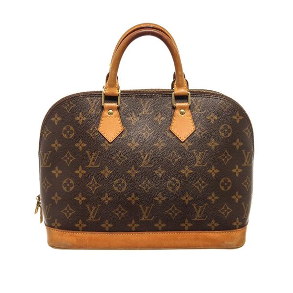 Louis Vuitton Brown Monogram Canvas Alma Handbag
