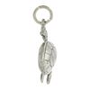 Image 4 : Solid 14K White Gold Detailed Polished Finish Turtle Charm Pendant w/ Bail