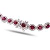 Image 2 : 21.73 ctw BURMESE Ruby and 5.39 ctw Diamond Platinum Necklace (GIA CERTIFIED)