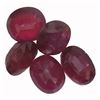 25.37 ctw Oval Mixed Ruby Parcel