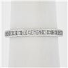Tiffany & Co. Plat 0.30 ctw Channel Diamond 2.6mm Petite Stack Wedding Band Ring