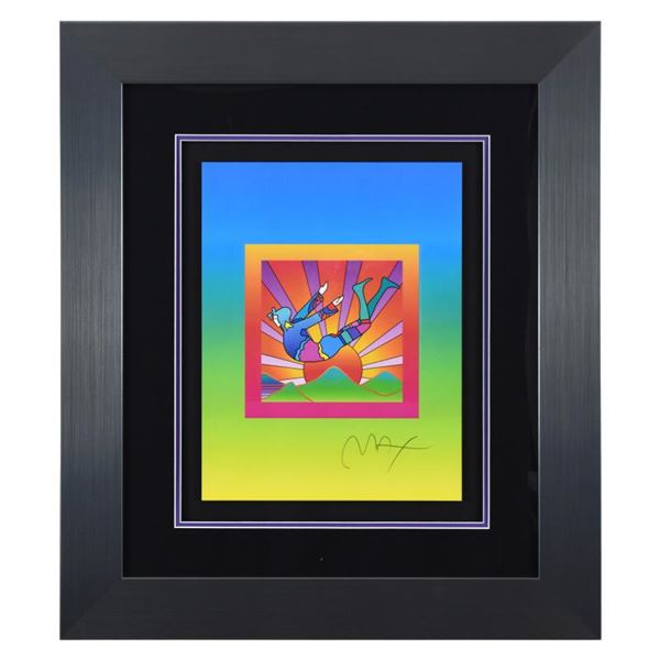 Cosmic Flyer With Sun on Blends Ver II by Peter Max