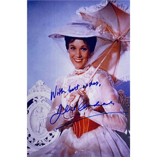 Mary Poppins Julie Andrews facsimile signed movie photo