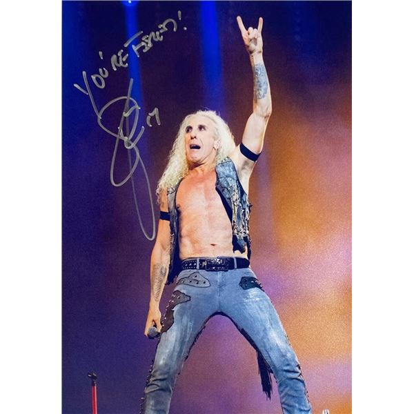 Twisted Sister Dee Snider facsimile signed photo