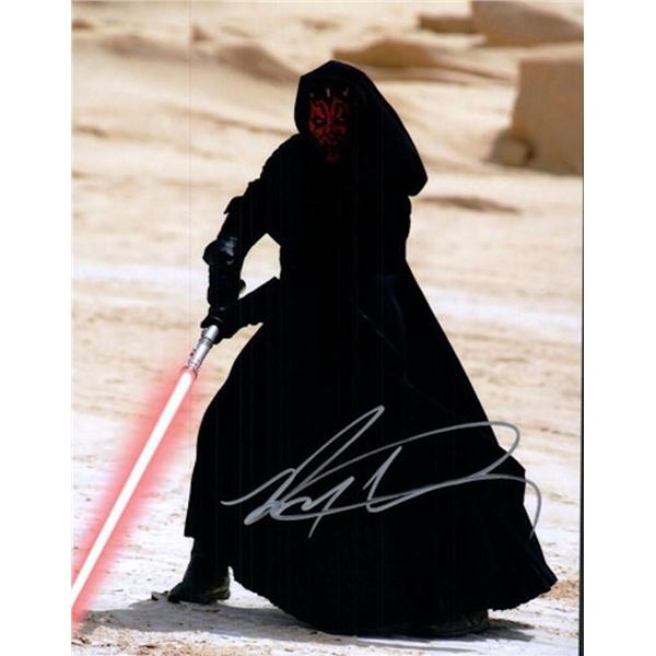 Star Wars Darth Maul Ray Park facsimile signed photo
