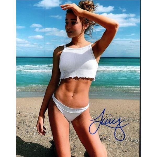 LSU gymnast Olivia "Livvy" Dunne facsimile signed photo