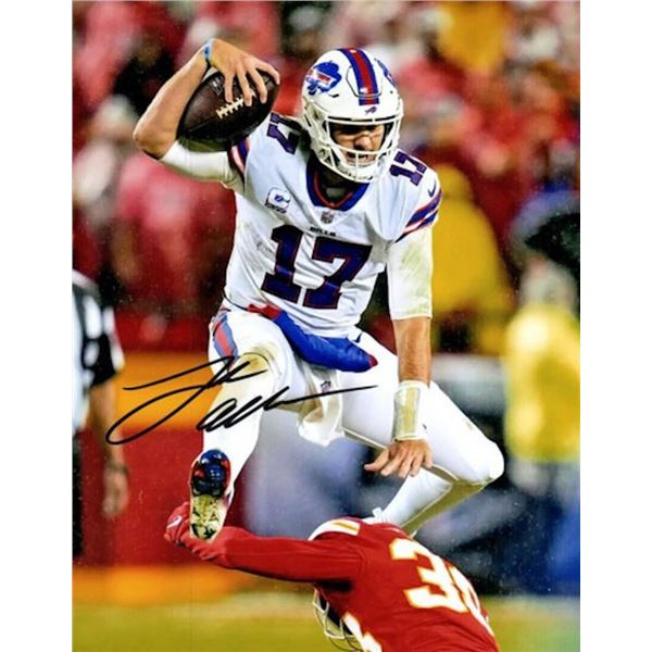 Buffalo Bills Josh Allen facsimile signed photo