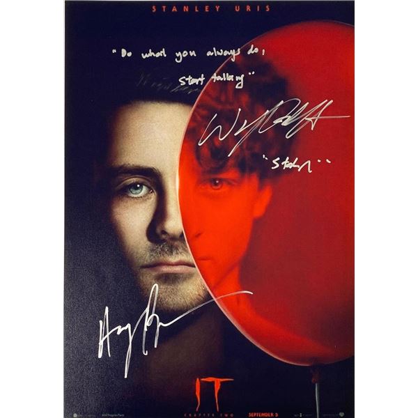 It Chapter Two Andy Bean and Wyatt Oleff facsimile signed  movie photo