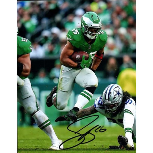 Philadelphia Eagles Saquon Barkley facsimile signed photo
