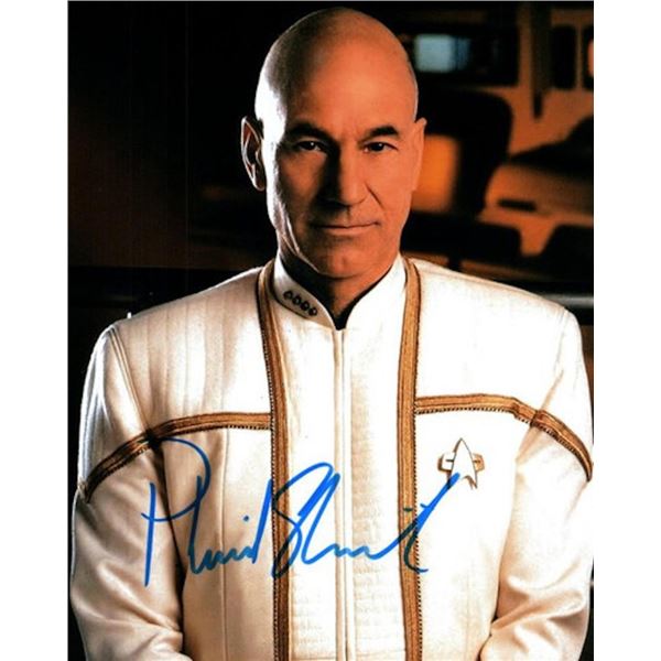 Star Trek Patrick Stewart facsimile signed photo