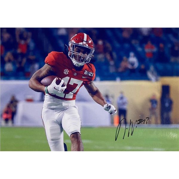 Alabama Crimson Tide Jaylen Waddle facsimile signed  photo