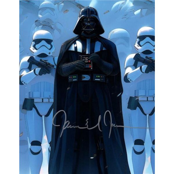 Star Wars Darth Vader James Earl Jones facsimile signed photo