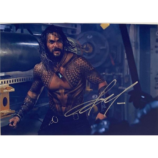 Aquaman Jason Momoa facsimile signed  movie photo