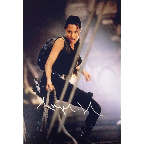 Lara Croft: Tomb Raider Angelina Jolie facsimile signed  movie photo