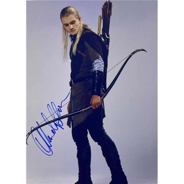 The Lord of the Rings Orlando Bloom facsimile signed  movie photo