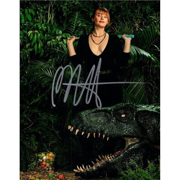 Jurassic World  Bryce Dallas facsimile signed photo