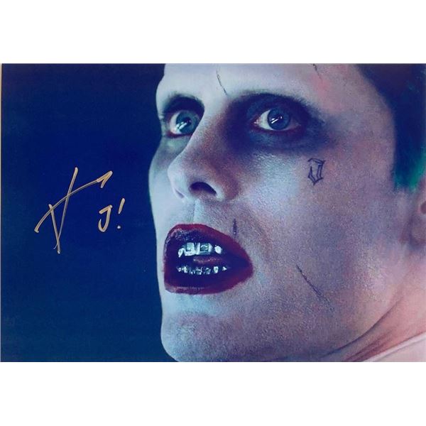 Suicide Squad Jared Leto facsimile signed  movie photo