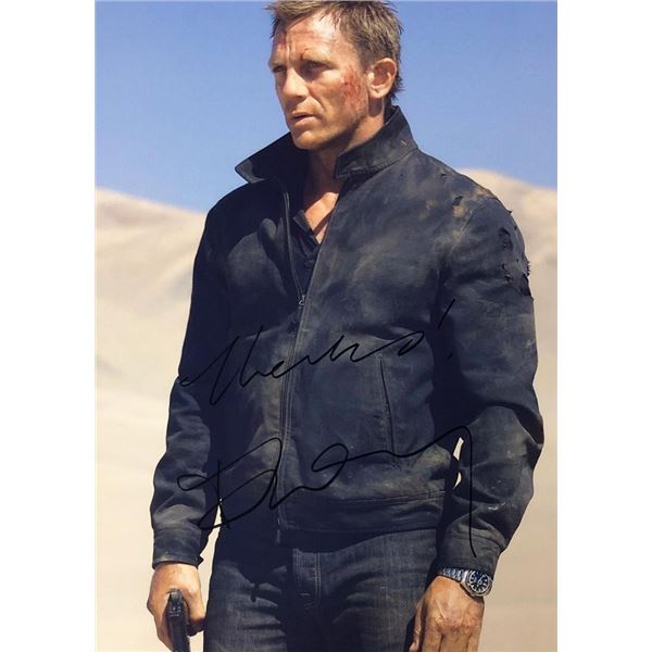 James Bond Daniel Craig facsimile signed  movie photo