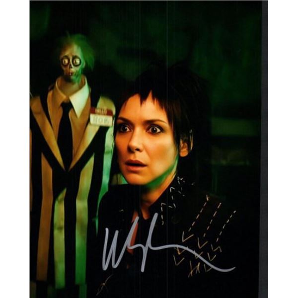 Beetlejuice Winona Ryder facsimile signed photo