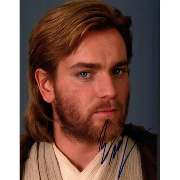 Star Wars Ewan McGregor, facsimile signed photo