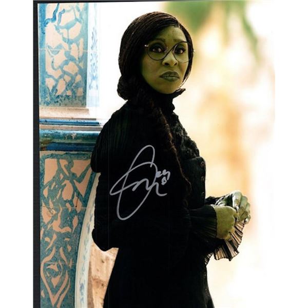 Wicked Cynthia Erivo facsimile signed movie photo