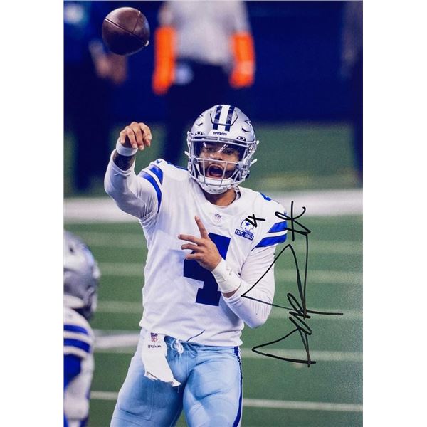 Dallas Cowboys Dak Prescott facsimile signed  photo