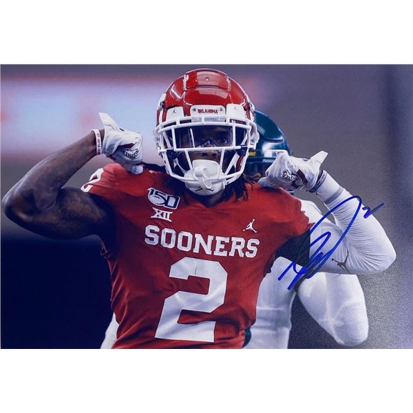 Oklahoma Sooners CeeDee Lamb facsimile signed  photo