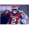 Image 1 : Oklahoma Sooners CeeDee Lamb facsimile signed  photo