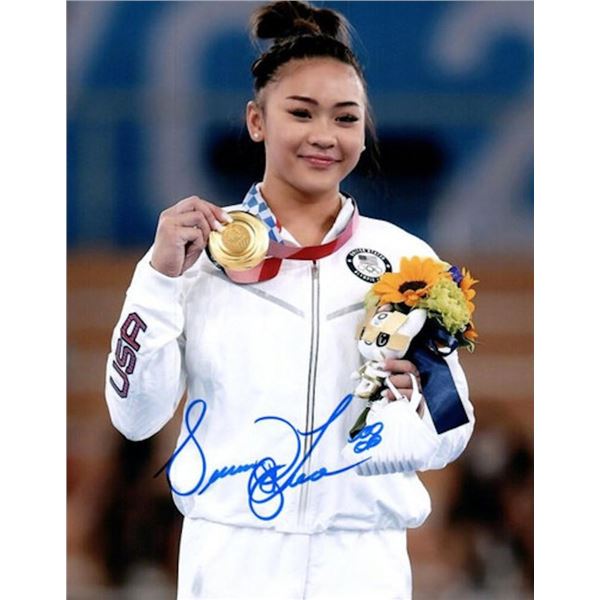 Olympic gymnast Sunisa "Suni" Lee facsimile signed photo