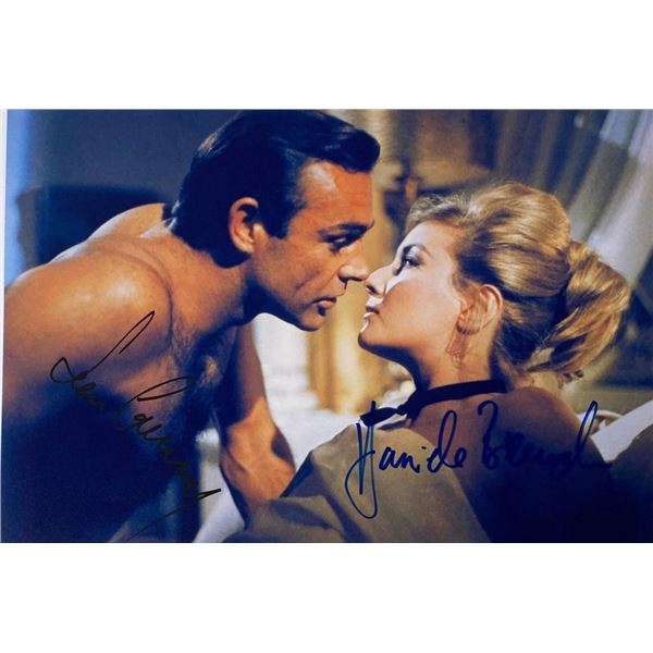 From Russia with Love Sean Connery and Daniela Bianchi facsimile signed  movie photo