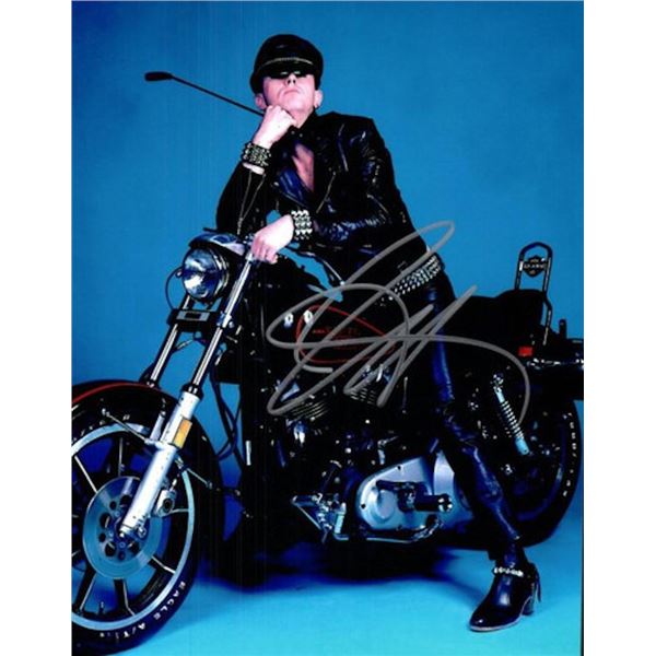 Judas Priest Rob Halford facsimile signed photo