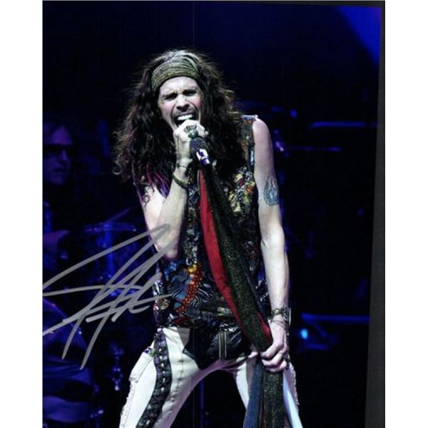 Aerosmith Steven Tyler facsimile signed photo