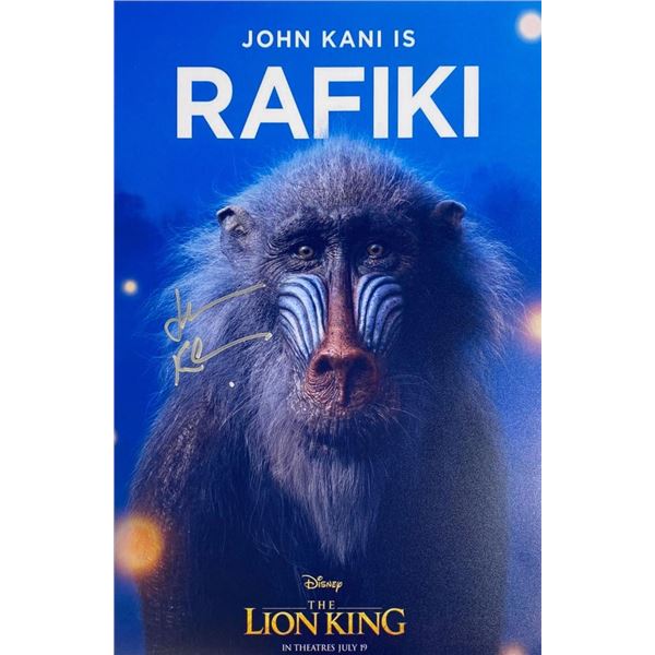 The Lion King John Kani facsimile signed movie photo