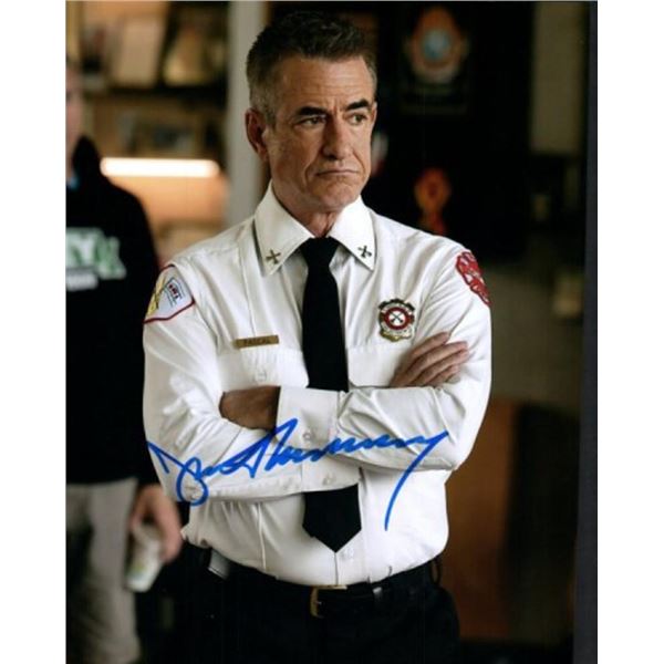 Chicago Fire Dermot Mulroney facsimile signed photo
