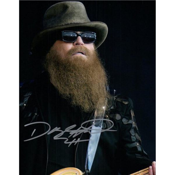 ZZ Top Billy Gibbons facsimile signed photo