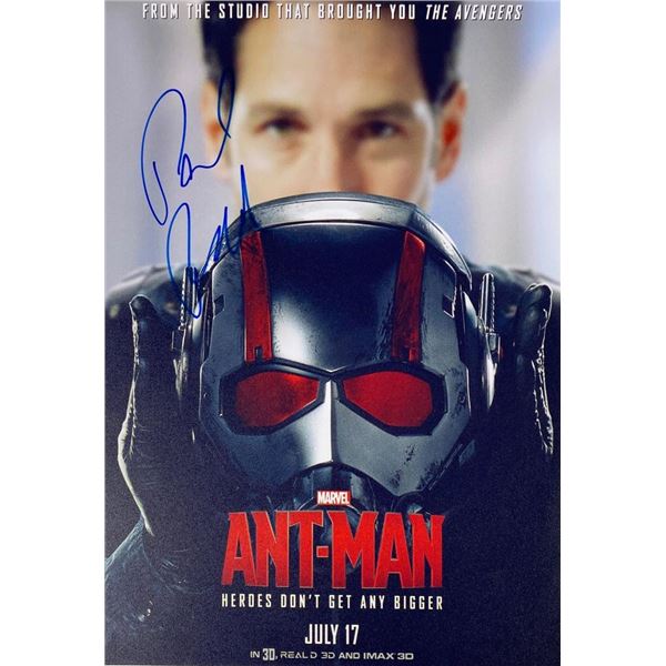 Ant-Man Paul Rudd facsimile signed  movie photo