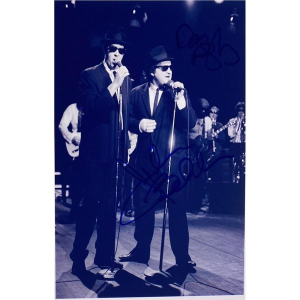 The Blues Brothers Dan Aykroyd and John Belushi facsimile signed movie photo