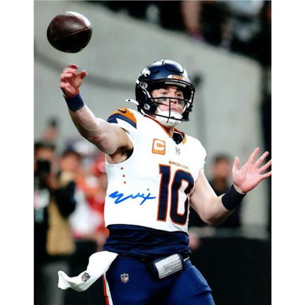 Denver Broncos Bo Nix facsimile signed photo