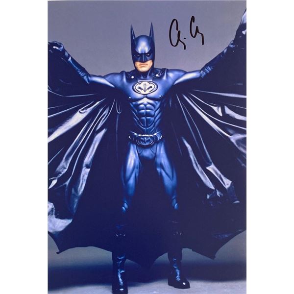 Batman & Robin George Clooney facsimile signed  movie photo