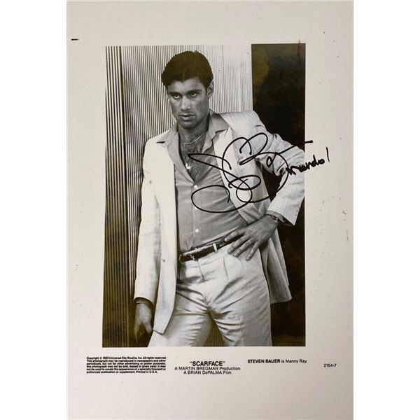 Scarface Steven Bauer facsimile signed  movie photo