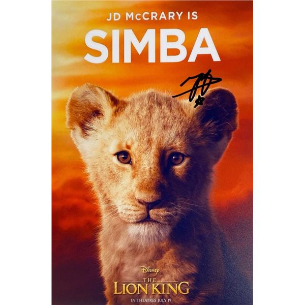 The Lion King JD McCrary facsimile signed movie photo