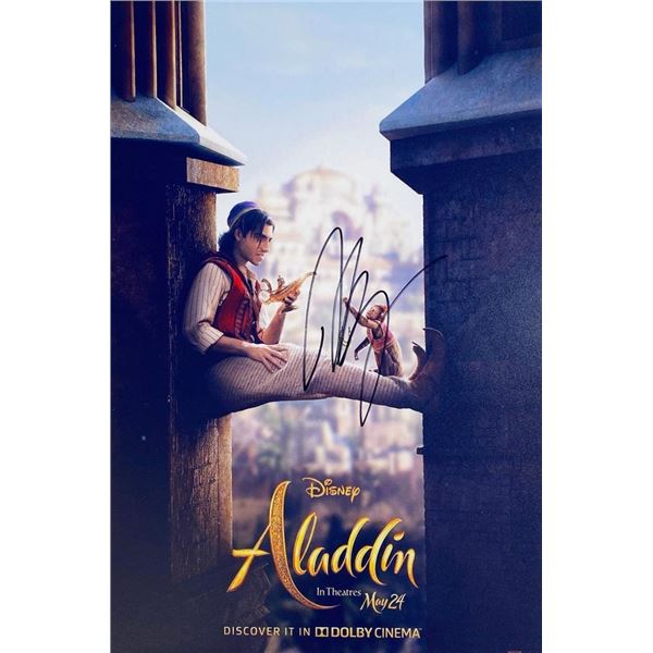 Aladdin Mena Massoud facsimile signed movie photo