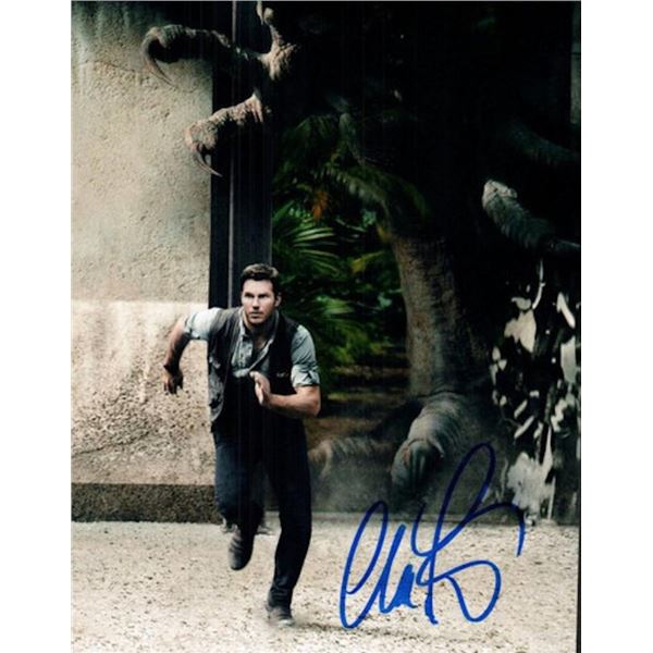 Jurassic World Chris Pratt facsimile signed photo