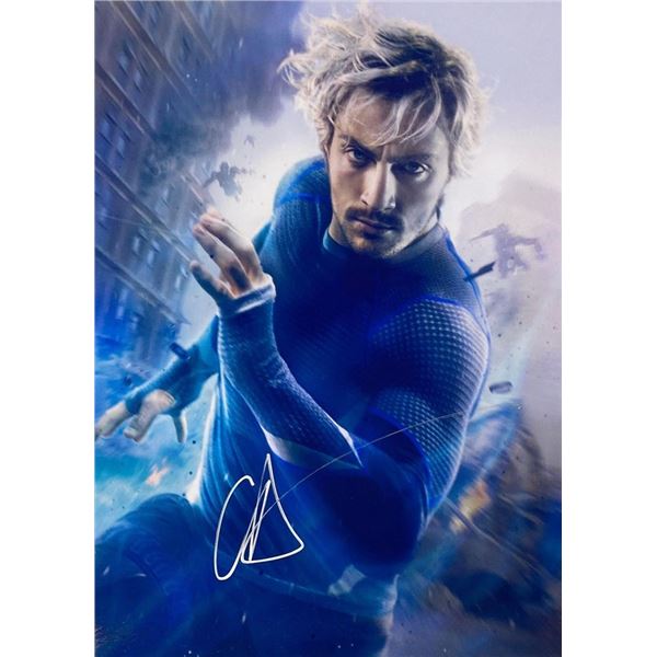 Avengers: Age of Ultron Aaron Taylor-Johnson facsimile signed  movie photo