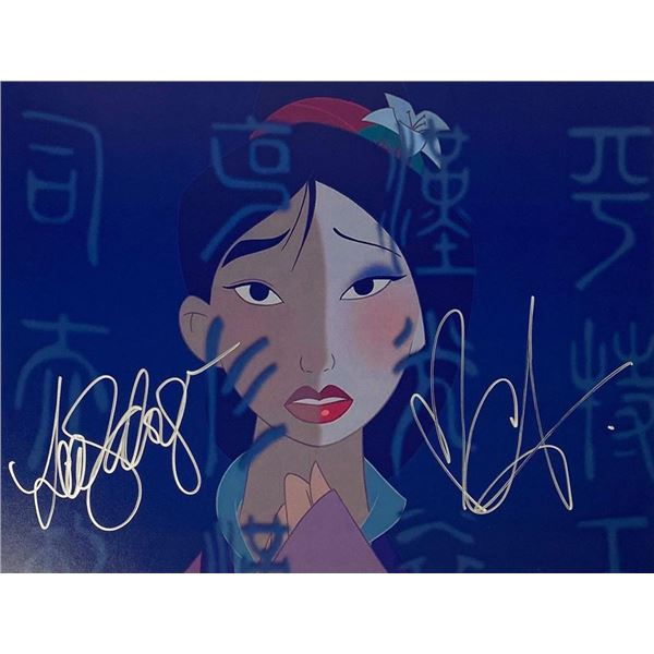 Mulan cast facsimile signed  movie photo
