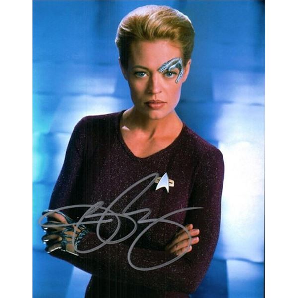 Star Trek Jeri Ryan facsimile signed photo