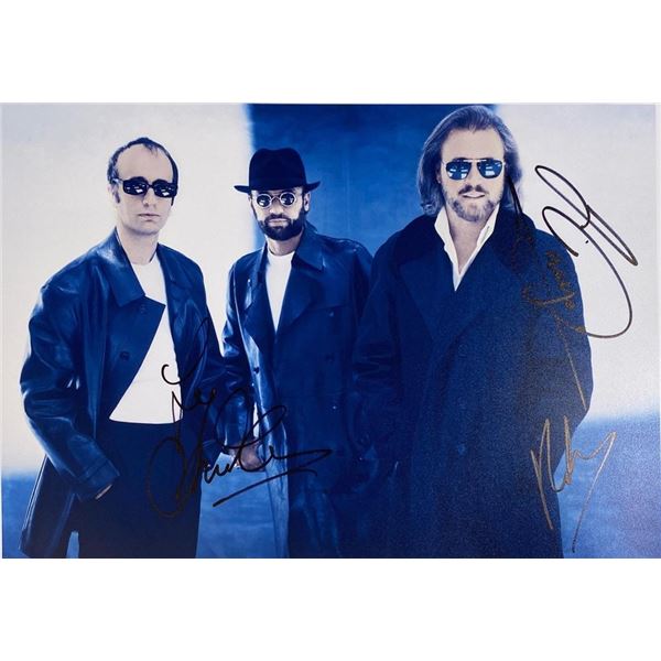 The Bee Gees facsimile band signed photo