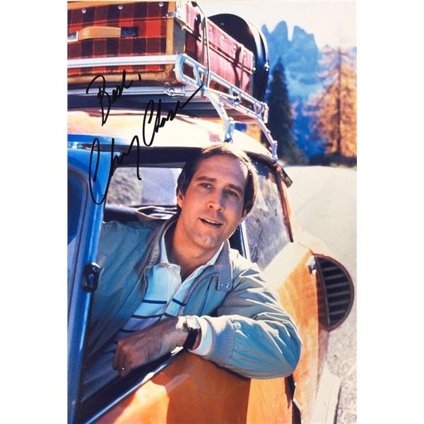 National Lampoon's Vacation Chevy Chase facsimile signed  movie photo
